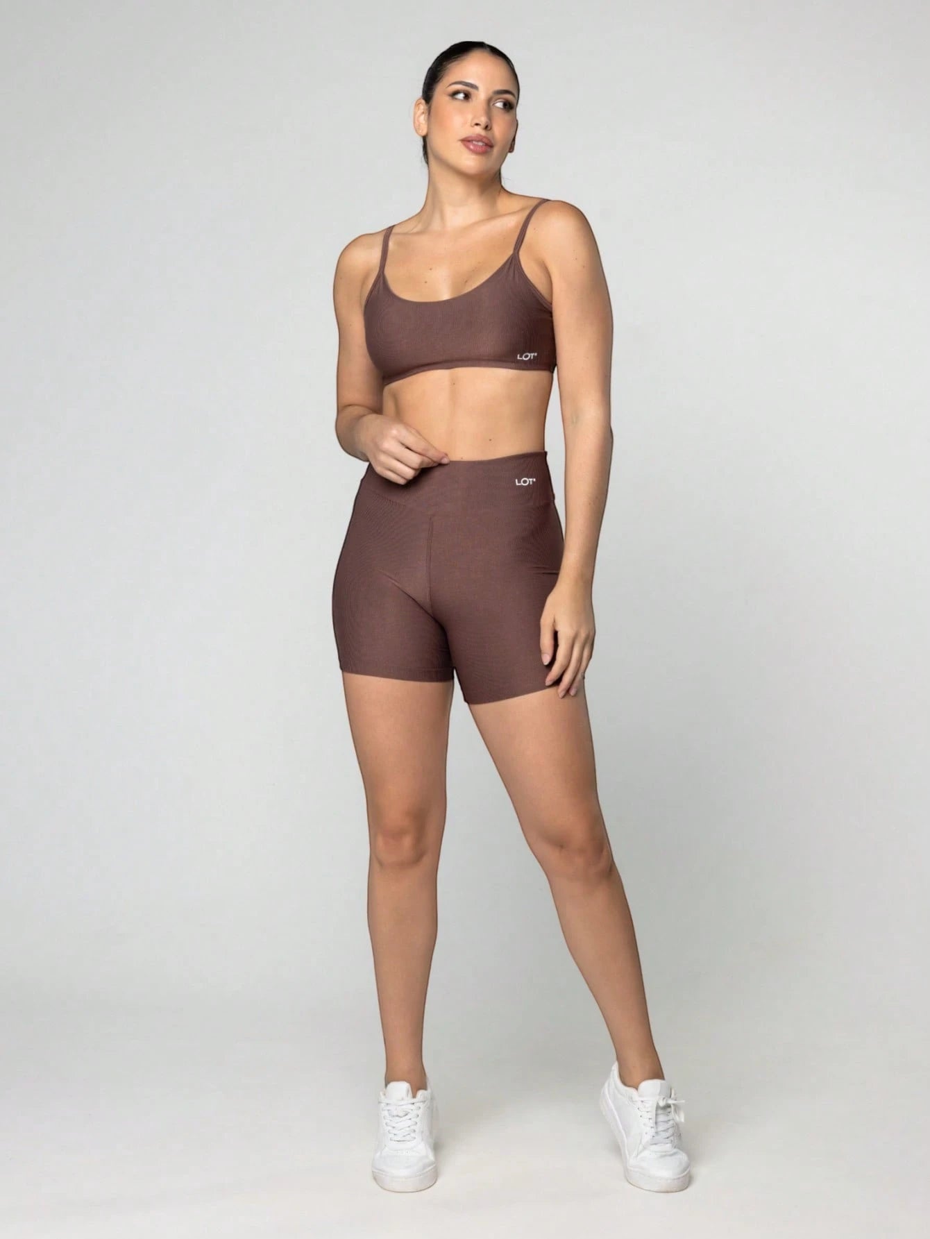 LOT FITNESS Fitness Gym Top and Short Set