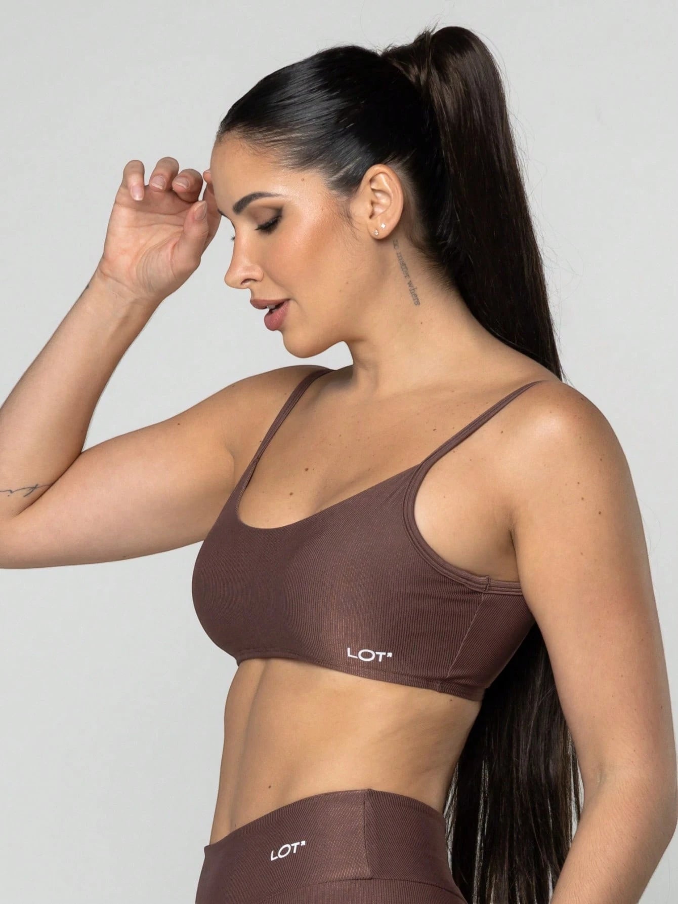 LOT FITNESS Fitness Gym Top and Short Set